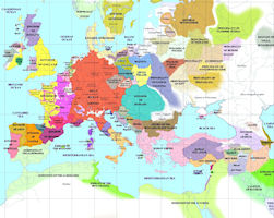 European History Map - 1200 AD