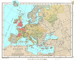 European History Map - 1500