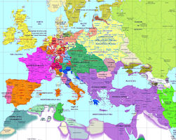 European History Map - 1700 AD