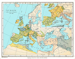 European History Map - 493