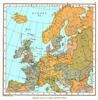 European History Map - 912