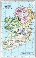 History Map - Ireland 1600