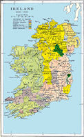 History Map - Ireland 1652