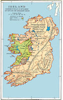 History Map - Ireland 1653 - According to the Act of Settlement