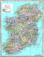 History Map - Ireland 1920