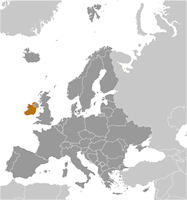 Ireland Map - Location