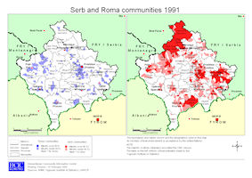 Kosovo Map - Ethnic Groups