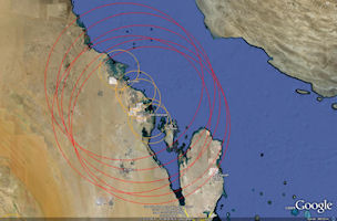 Saudi Arabia Peace Shield Map