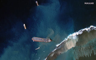 MV Wakashio oil spill off Mauritius