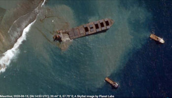 MV Wakashio oil spill off Mauritius