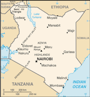 Kenya Map - Small