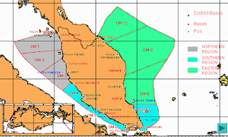 Malaysia Maritime Zone Map