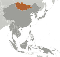 Mongolia Location Map