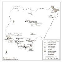 Nigeria Map - Gas Fields