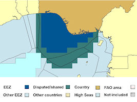 Nigeria Map - Exclusive Economic Zone