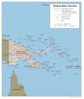 Papua New Guinea Map