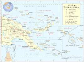 Papua New Guinea Map