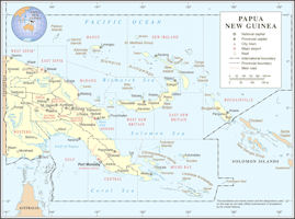 Papua New Guinea Map