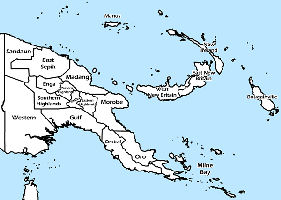 Papua New Guinea Map