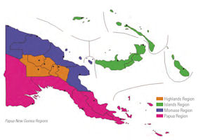 Papua New Guinea Map