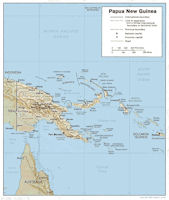 Papua New Guinea Map