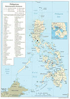 Philippines Administrative Divisions Map