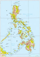 Philippines Relief Map