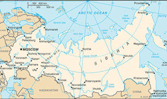 Map of Russia