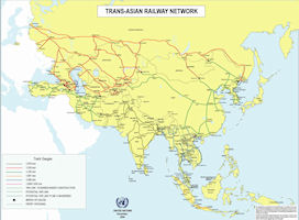 Map of Asian Rail