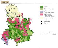 Serbia Land Use Map