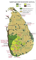 Sri Lanka Map - Land Use 1976