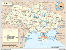 Ukraine Map - Political