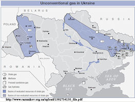 Unconventional Gas - Ukraine Map