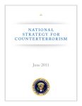 National Strategy for Counterterrorism - Cover