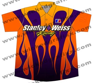 Stanley And Weiss Racing Extreme Pro Modified Die Sublimation Crew Shirts