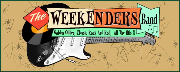 The Weekenders Rock n roll band website