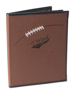 Football Sports Bar Menu Cover