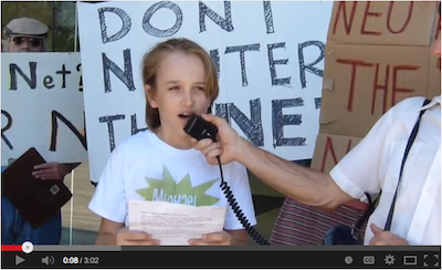 Los Angeles protests the FCC