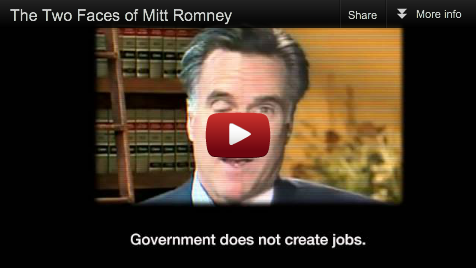 Click to see  the two faces of Mitt Romney