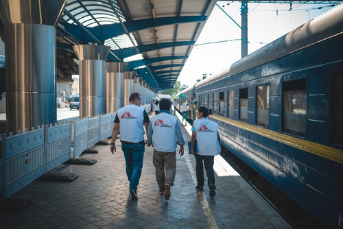 Doctors on Rails - MSF Medicalised train in Ukraine