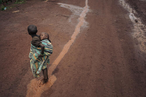 Rho IDP site, Northeastern Congo