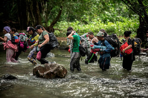 Migrants in transit in Ecuador, Colombia and Panama