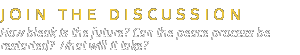 Join the Discussion: How bleak is the future? Can the peace process be restarted? What will it take?