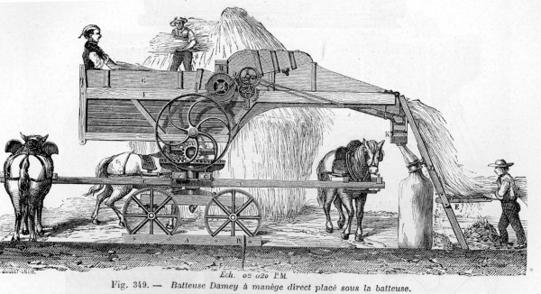 Threshing Machine from 1881