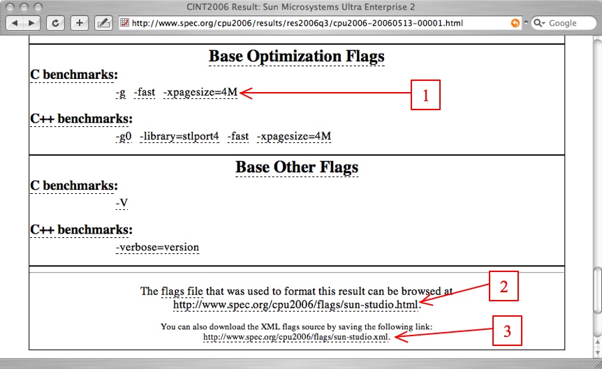 screenshot of CPU2006 result 0001