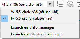 Selecting the emulator to use