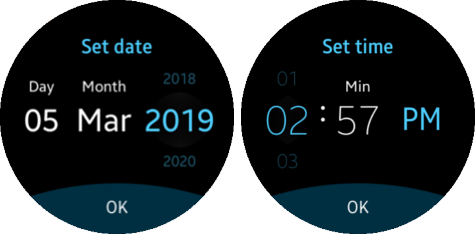 Circle datetime component