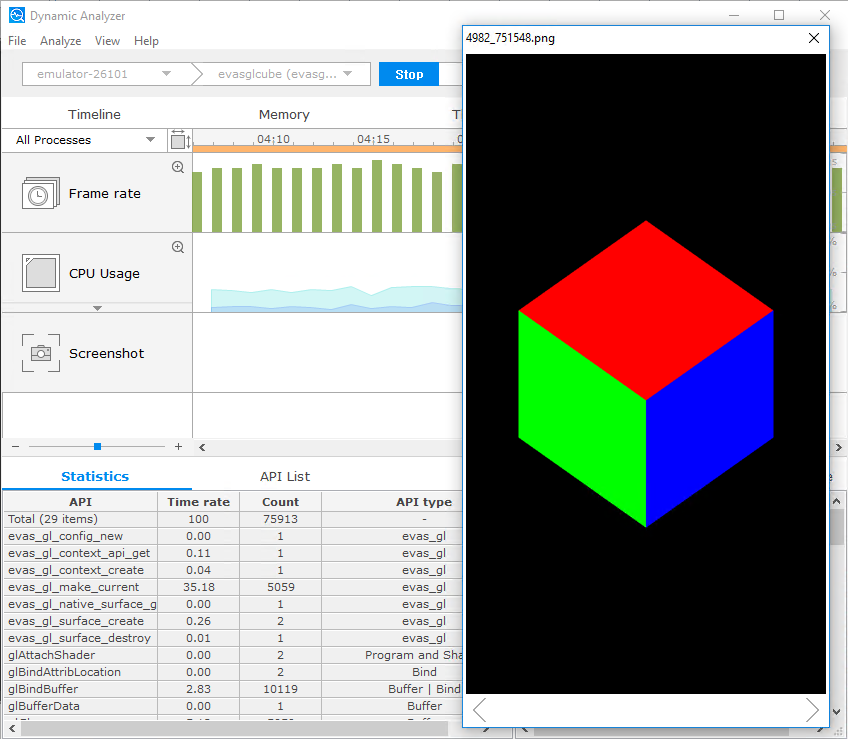 OpenGL analysis