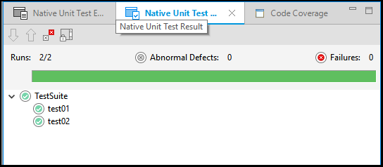 Unit Test Result