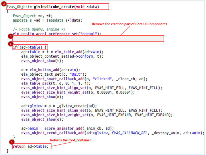 Definition the of glview11cube_create function